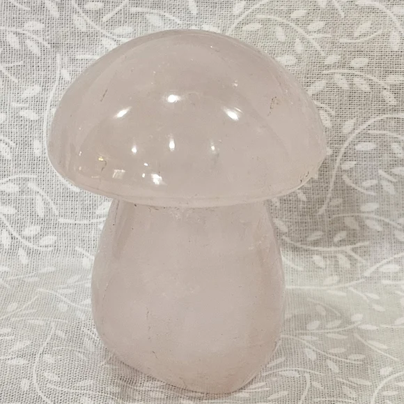 Pink Quartz Crystal Mushrooms - Picture 2 of 5